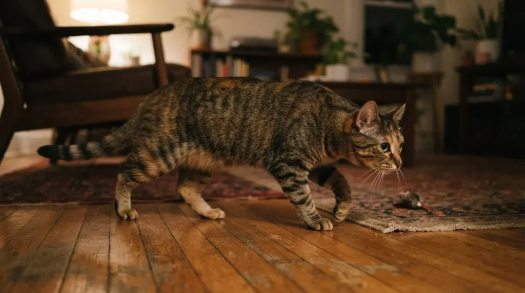Sneaking like a cat