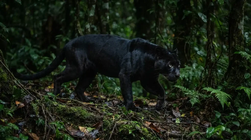Sneaking like a panther