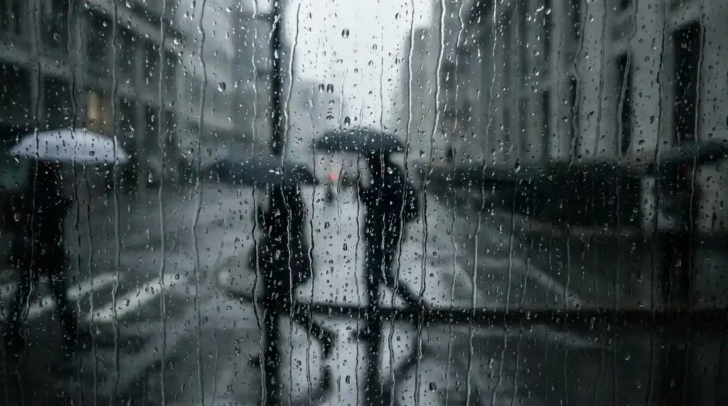 The rain fell like endless tears