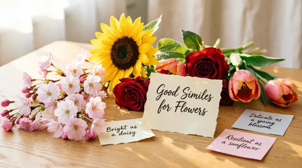 Good Similes for Flowers
