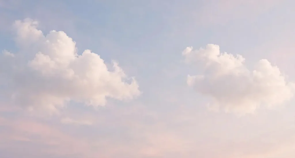 Left like clouds drifting apart