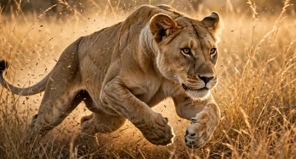 lion simile illustration