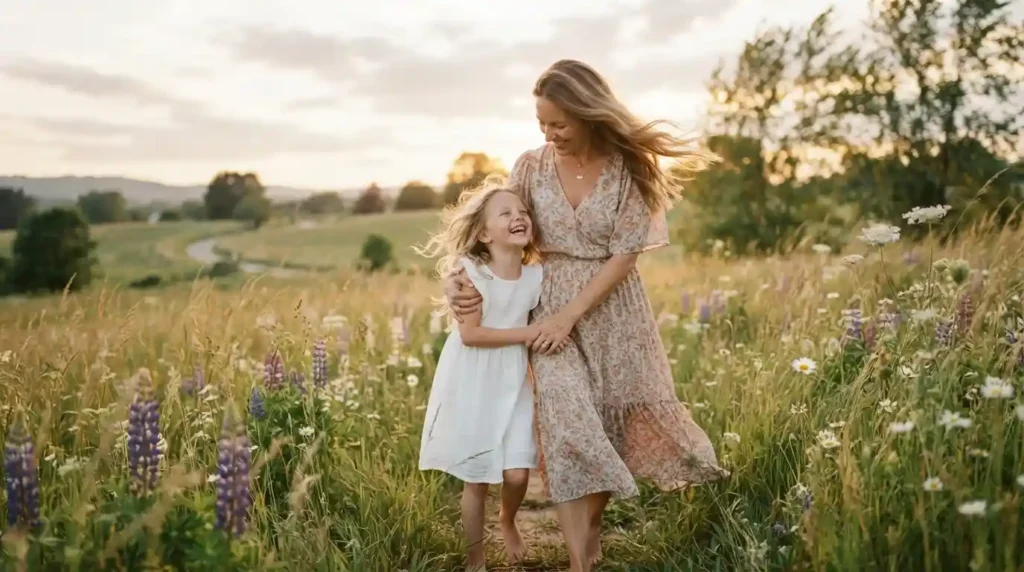 Mom is like a gentle breeze