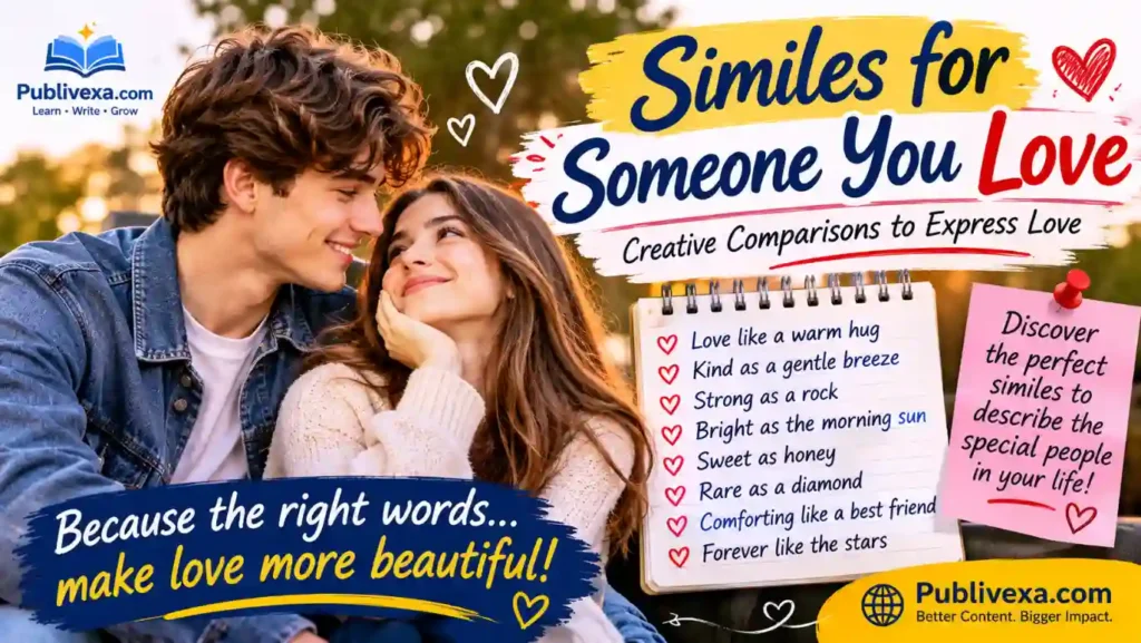 Similes for Someone You Love