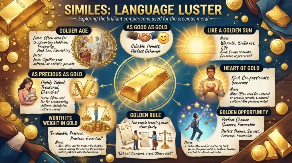 Similes for Gold