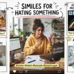 Similes for Hating Something