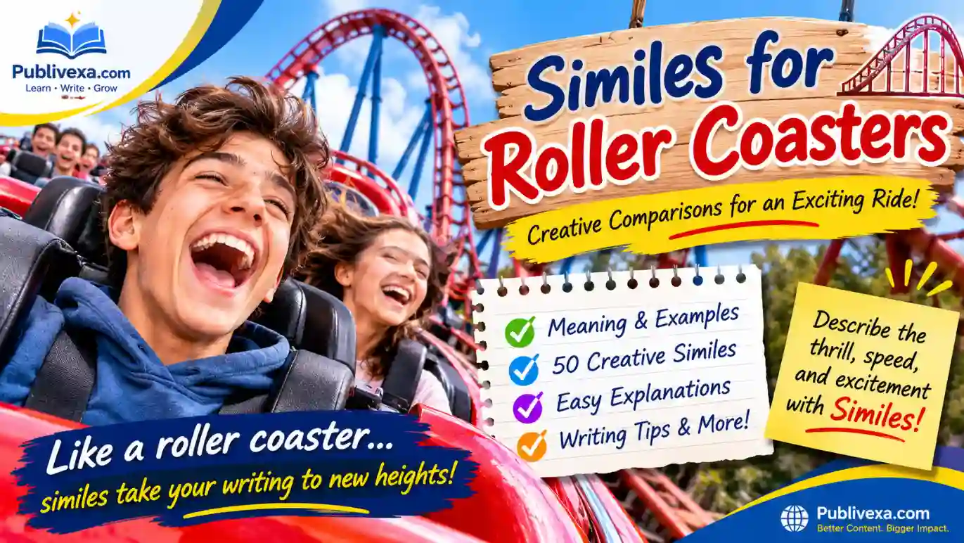 Similes for Roller Coasters