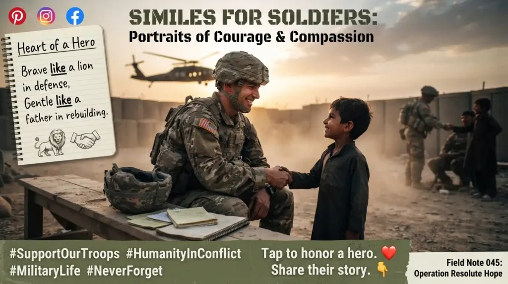 Similes for Soldiers