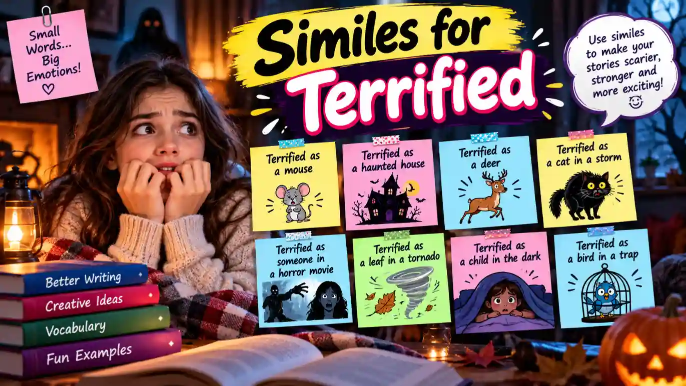 Similes for Terrified